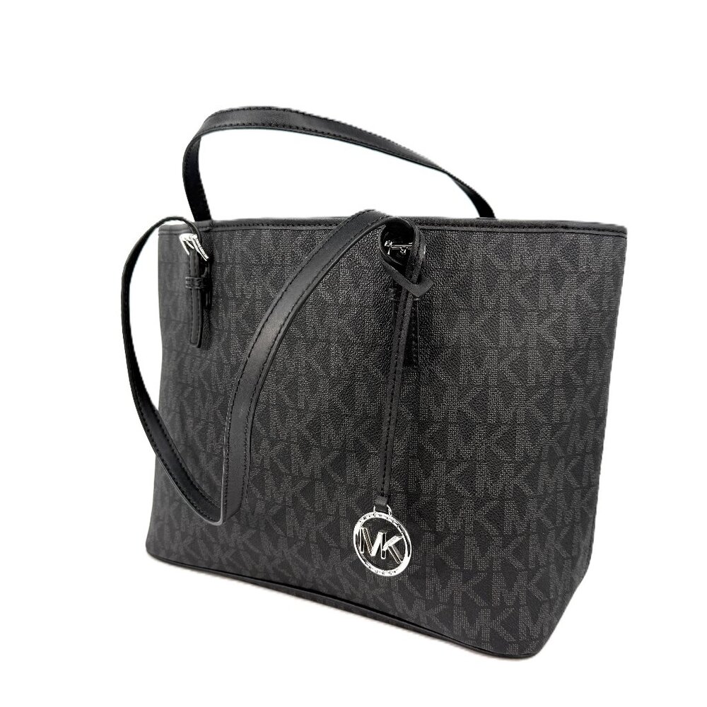 MK Michael Kors Jet Set Charm Tote Black